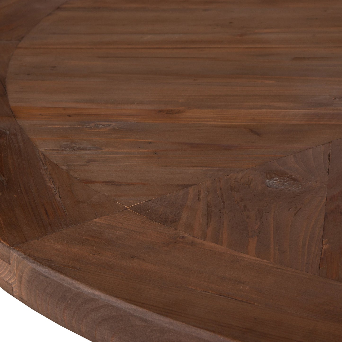 004 SI-2108103 | Additional Silo | Stratford Round Dining Table by Uttermost in stony gray wash. Made from reclaimed fir in a traditional style.