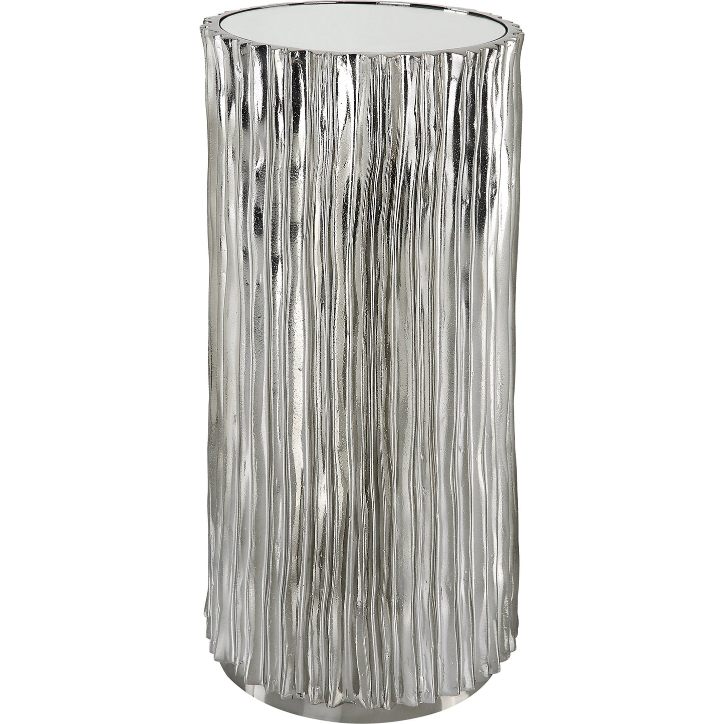 001 SI-2108105 | Additional Silo | Echo Modern Drink Table by Uttermost in dark. Made from resin, iron, mirror, mdf in a modern style.