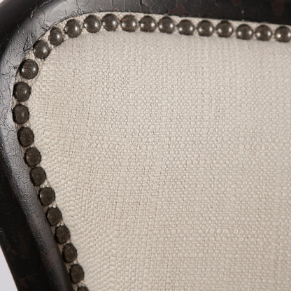 Sandy Wing Back Armchair by Uttermost. Made from wood, foam, fabric in a cottage & farmhouse style.