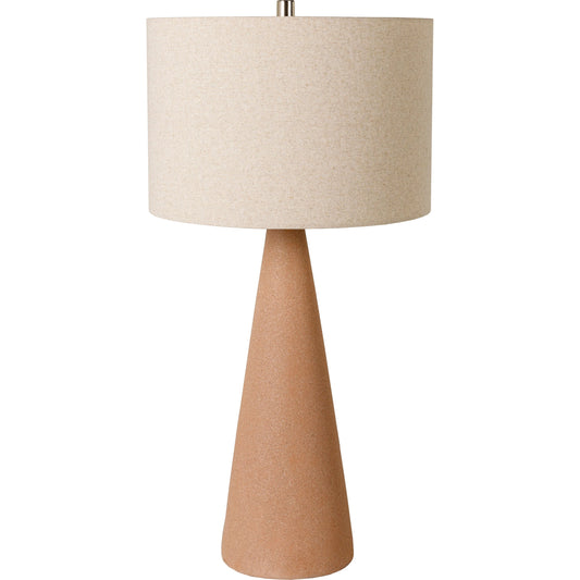 Fulton - 32290 by Surya in paintedpainted. Made from shade (outside): linen, body: concrete, finial: metal, harp: metal in a modern style.