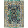Navy, Teal / 2' x 3'