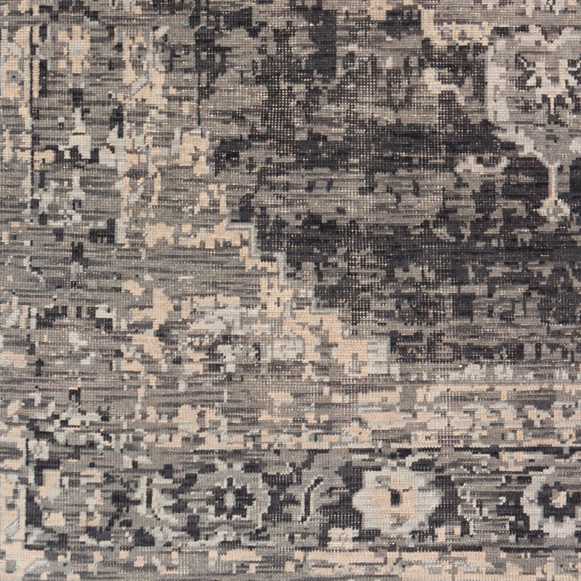 Festival FVL-1009 Rug by Surya in black, charcoal, medium gray, taupe, cream. Made from unique in a unique style.