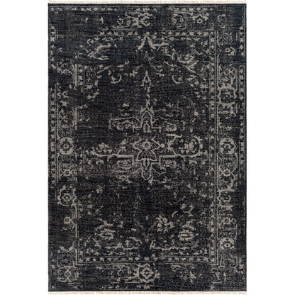 Festival FVL-1010 Rug by Surya in black, gray, cream. Made from unique in a unique style.