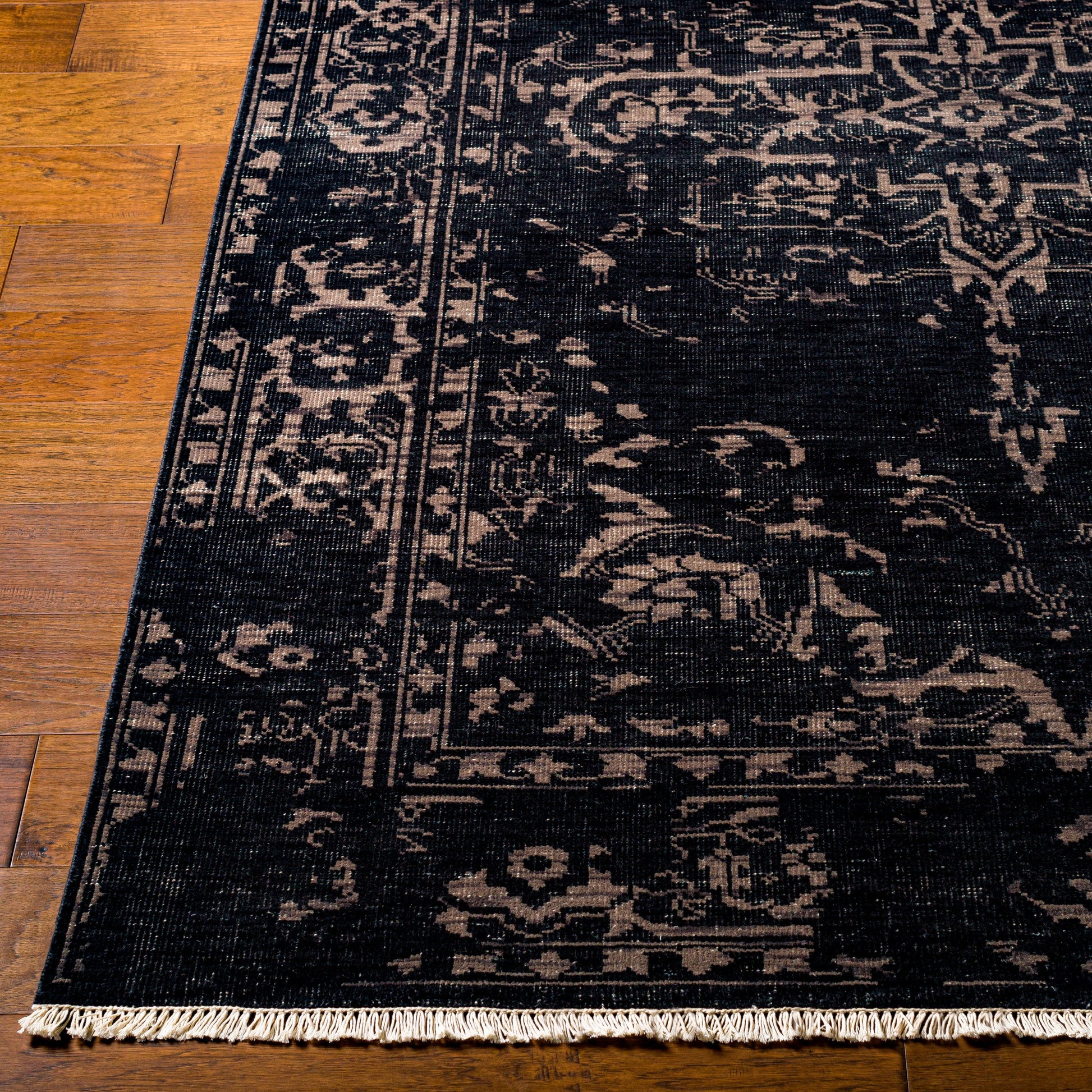 Festival FVL-1010 Rug by Surya in black, gray, cream. Made from unique in a unique style.