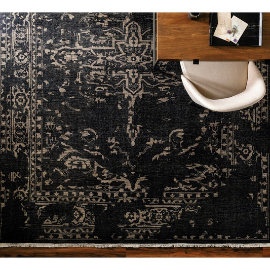 Festival Rug - 27018 by Surya in black, medium gray, cream. Made from unique in a unique style.