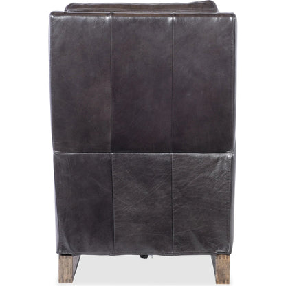 Relic Power Recliner with Power Headrest by Hooker Furniture in light wood. Made from unique in a traditional style.