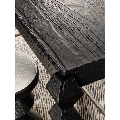 Commerce and Market Xaden Gathering Desk by Hooker Furniture in charred black. Made from pine solids, pine veneers, metal, resin in a unique style.