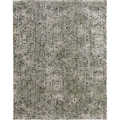 Gilmore GIL39UNF Rug by Feizy in green, ivory, black. Made from polypropylene in a unique style.