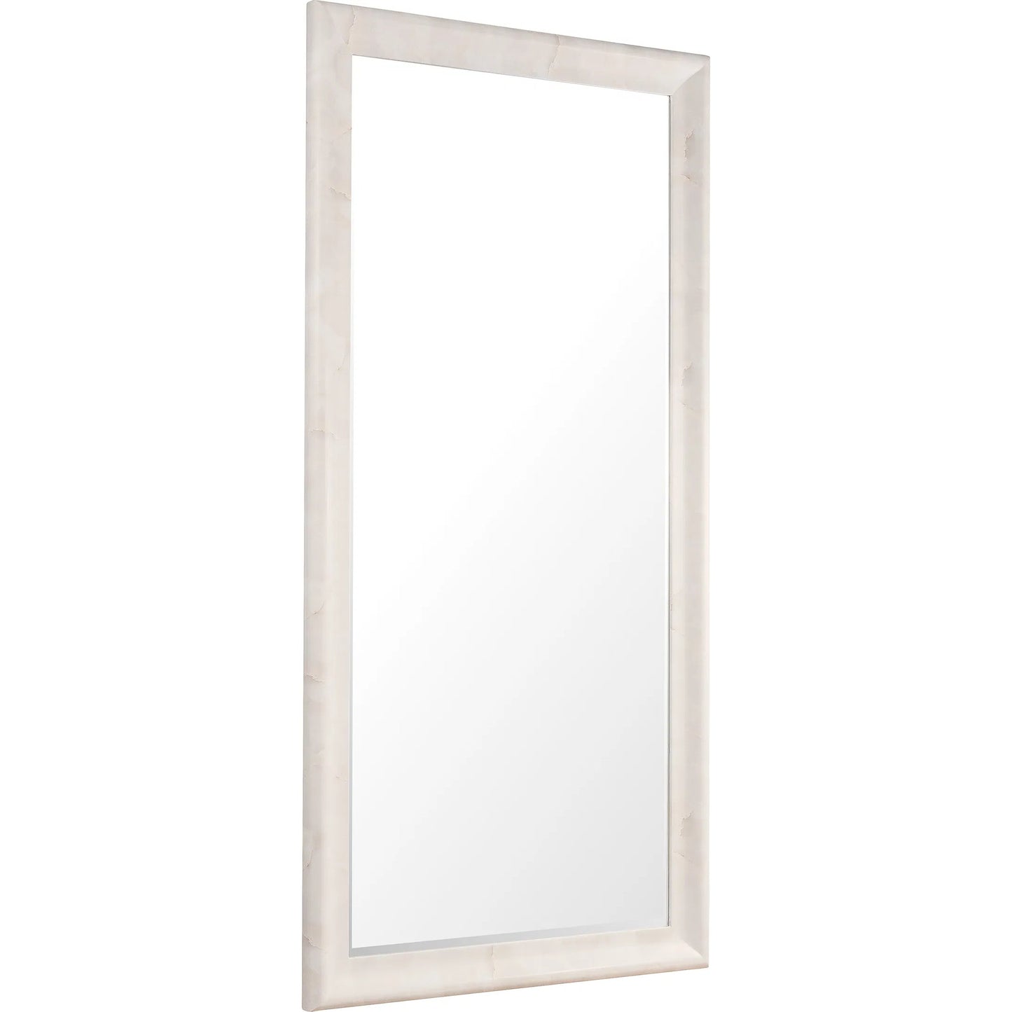 001 SI-2458554 | Primary Silo | Eleana Floor Mirror by Hooker Furniture in faux onyx. Made from resin, mirror in a transitional style.