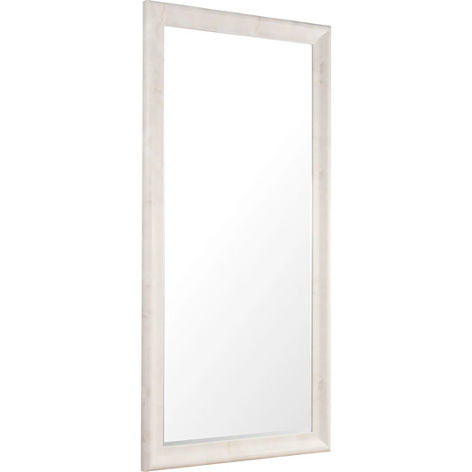 Eleana Floor Mirror by Hooker Furniture in faux onyx. Made from resin, mirror in a transitional style.