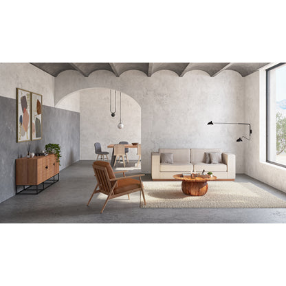 Speculate Wall Decor by Moe's Home Collection in multicolor. Made from ink print on paper, polystyrene frame with oak finish, glass, mdf backing in a transitional style.