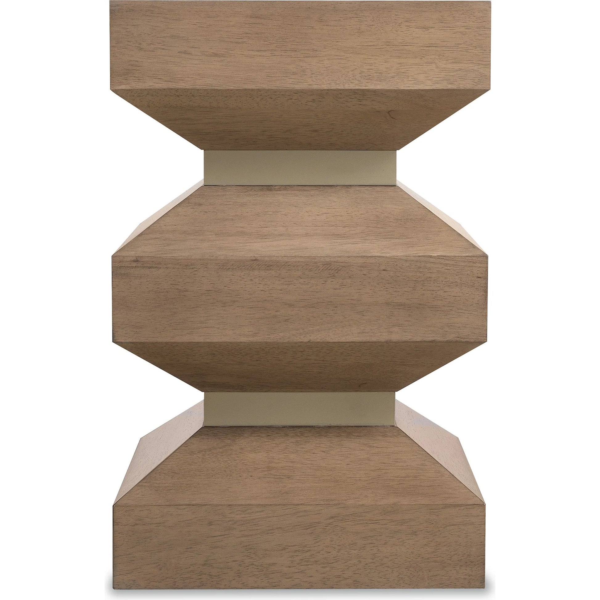 Sonnet Square End Table by Hooker Furniture in medium wood and wren. Made from unique in a transitional style.