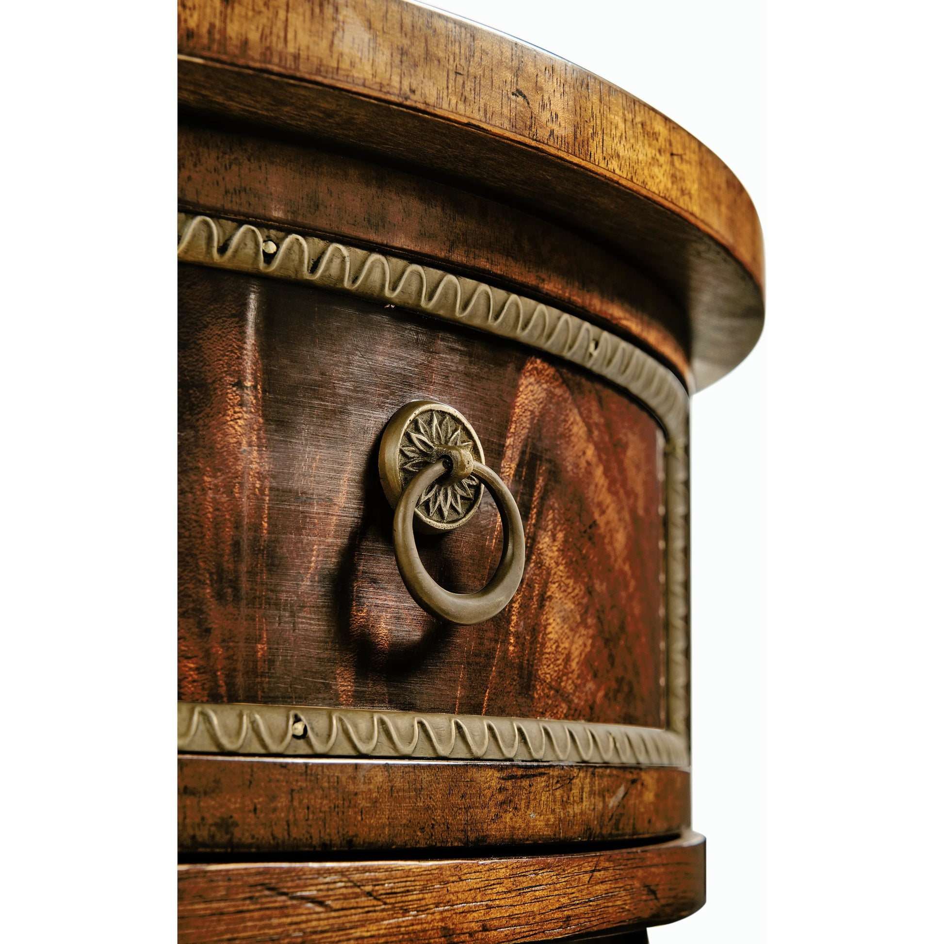 Buckingham Phone Table by Jonathan Charles in brown and medium antique mahogany. Made from mahogany in a traditional style.