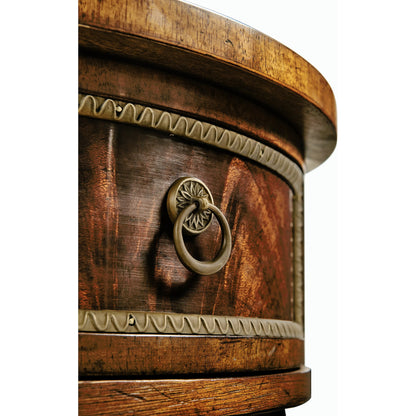 Buckingham Phone Table by Jonathan Charles in brown and medium antique mahogany. Made from mahogany in a traditional style.