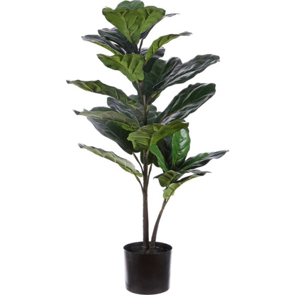 Honolulu Ficus Lyrata Potted Tree by HedgeApple Essentials in assorted. Made from 85% plastic, 10% metal, 5% cement in a modern style.