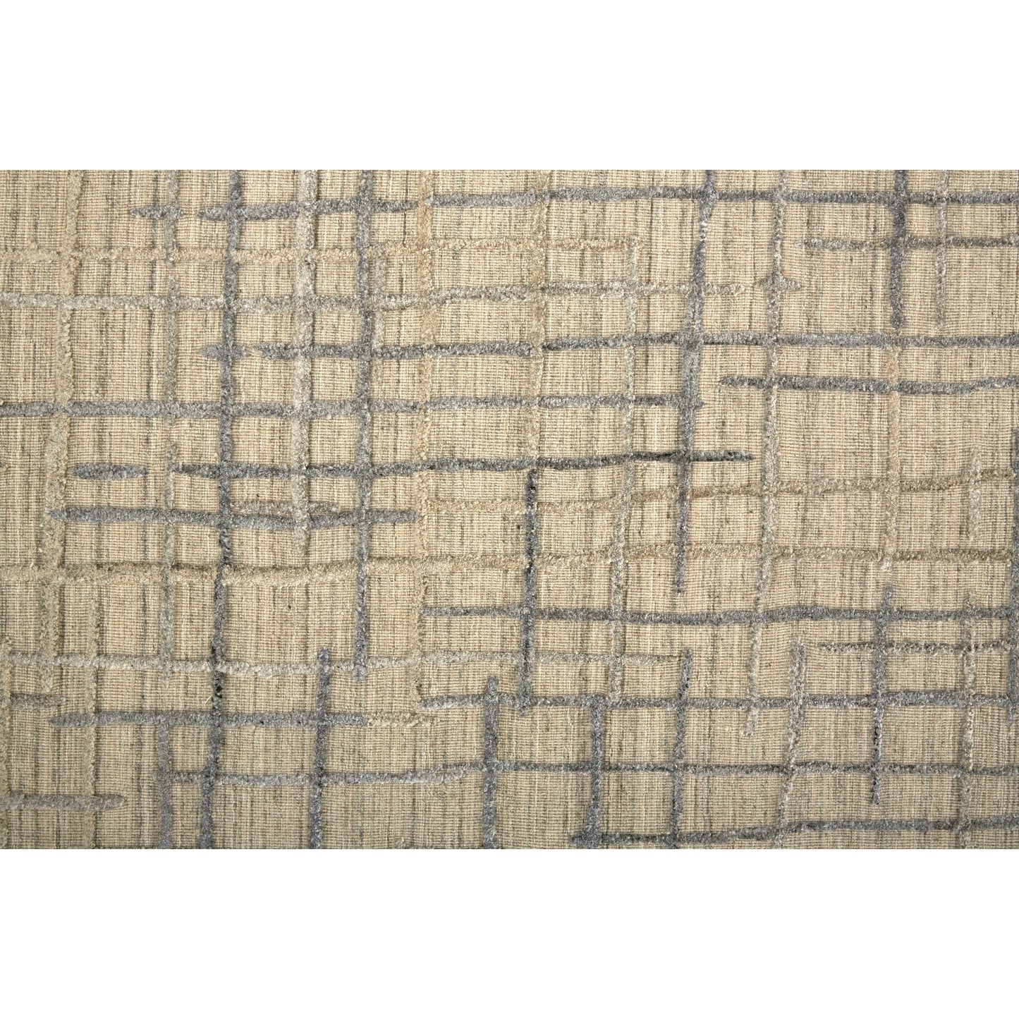004 SI-2158983,SI-2158984,SI-2158985,SI-2158987,SI-2159169,SI-2159170 | Closeup | Kirkwood Transitional Rug - T08T8001 by Thom Felicia by Feizy Rugs in tan, silver. Made from viscose, wool in a unique style.
