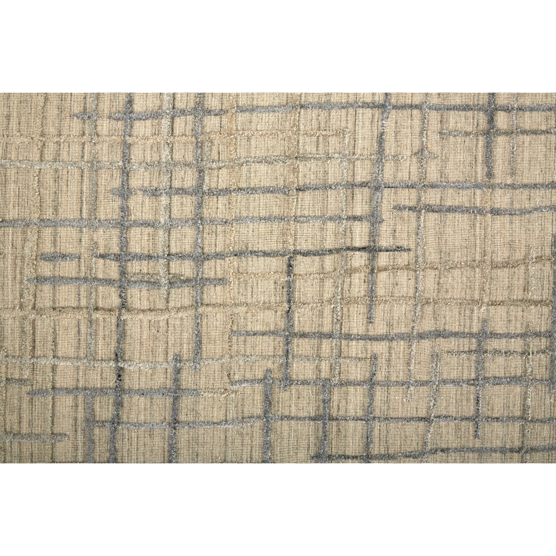 Kirkwood Transitional Rug - T08T8001 by Thom Felicia by Feizy Rugs in tan, silver. Made from viscose, wool in a unique style.