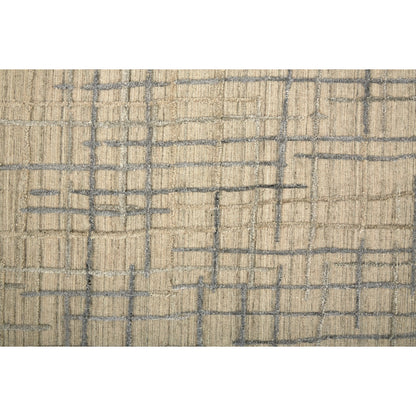 Kirkwood Transitional Rug - T08T8001 by Thom Felicia by Feizy Rugs in tan, silver. Made from viscose, wool in a unique style.