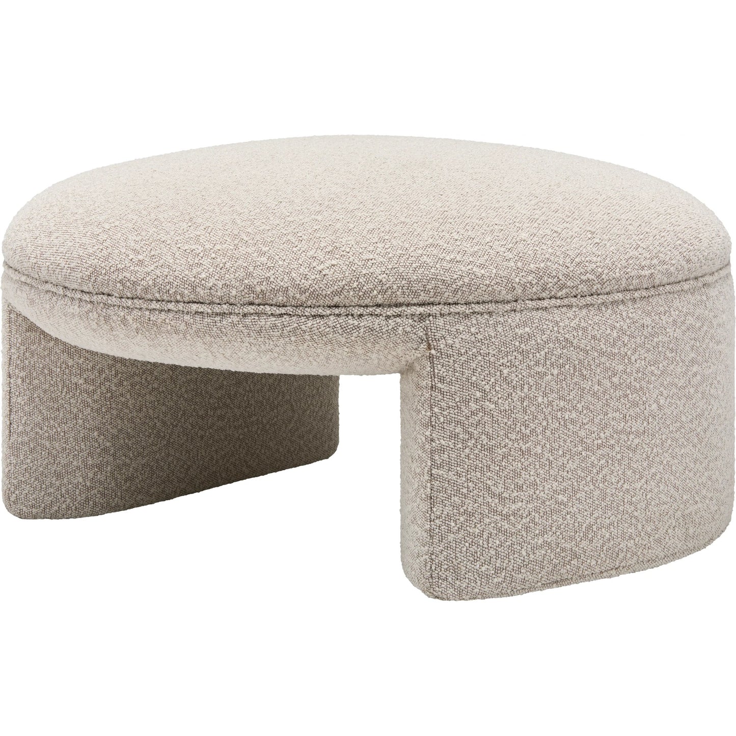 001 SI-2244418 | Primary Silo | Floyd Ottoman 539539 by Surya in beige, off-white and natural. Made from polyester, plywood, polyurethane foam, dacron in a transitional style.