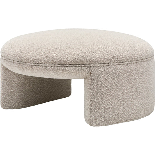 Floyd Ottoman 539539 by Surya in base: beige and natural. Made from polyester, plywood, polyurethane foam, dacron in a unique style.