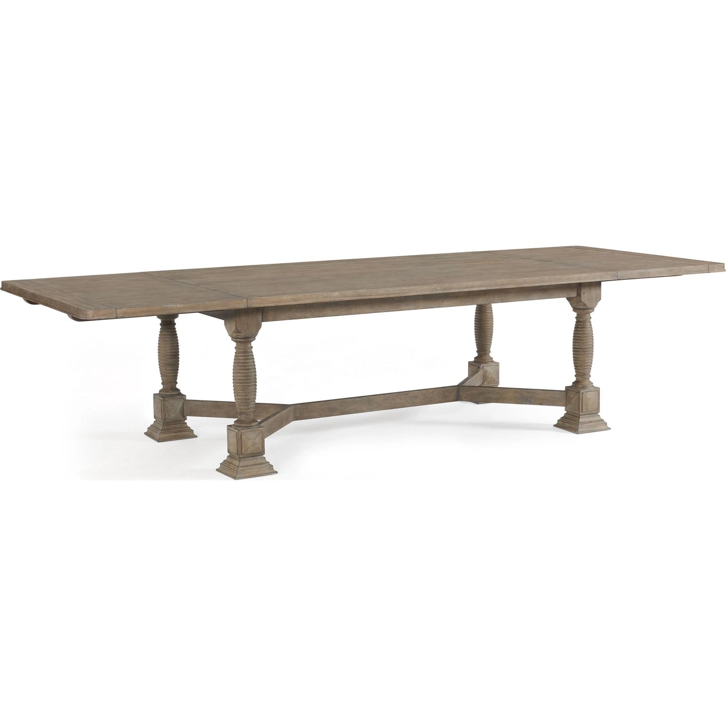 005 SI-2356211 | Additional Silo | Reforma Trestle Dining Table by A.R.T. Furniture in tapenade. Made from parawood solids, random match flaky oak veneers in a traditional style.