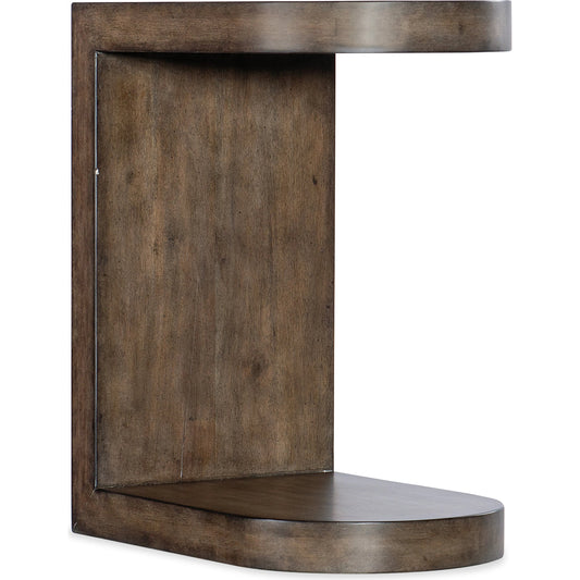 Commerce & Market Accent C Table by Hooker Furniture in medium natural wood. Made from acacia solids in a modern style.