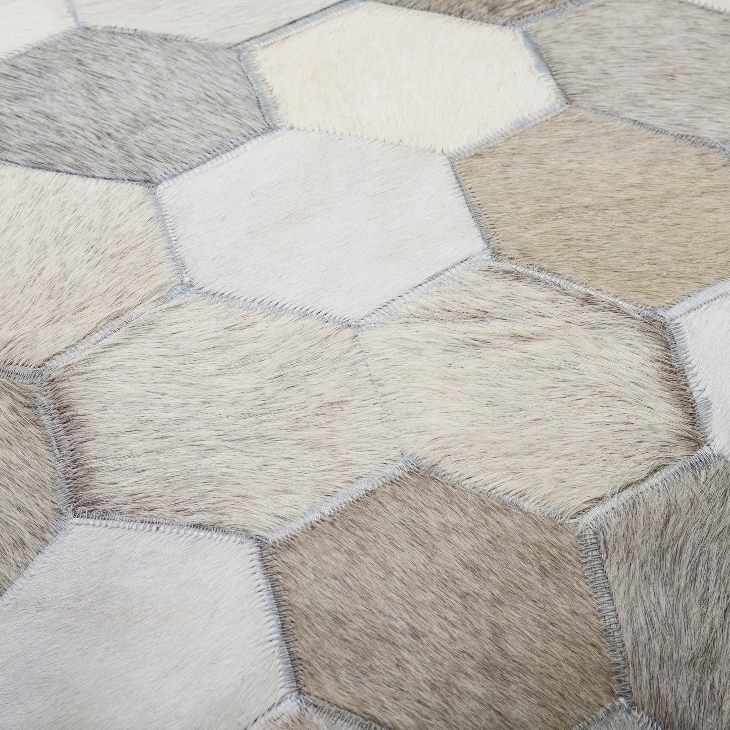 004 SI-1920602,SI-1920603,SI-1920604,SI-1920605,SI-1920606,SI-1920607 | Closeup | Fayet Pillow - 18902 by Surya in taupe, ivory, light brown, cream. Made from front: 100% leather, back: 100% cotton in a modern style.