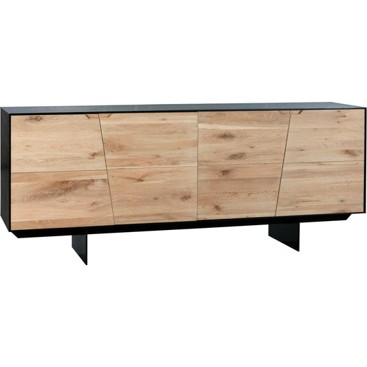 Instinct Sideboard by Moe's Home Collection in natural. Made from solid oak, oak veneer, metal legs, mdf in a modern style.