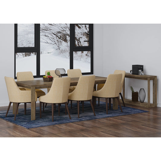 Fritz Side Dining Chair by LH Imports. Made from ash wood, plywood, polyester, pu foam, metal in a transitional style.