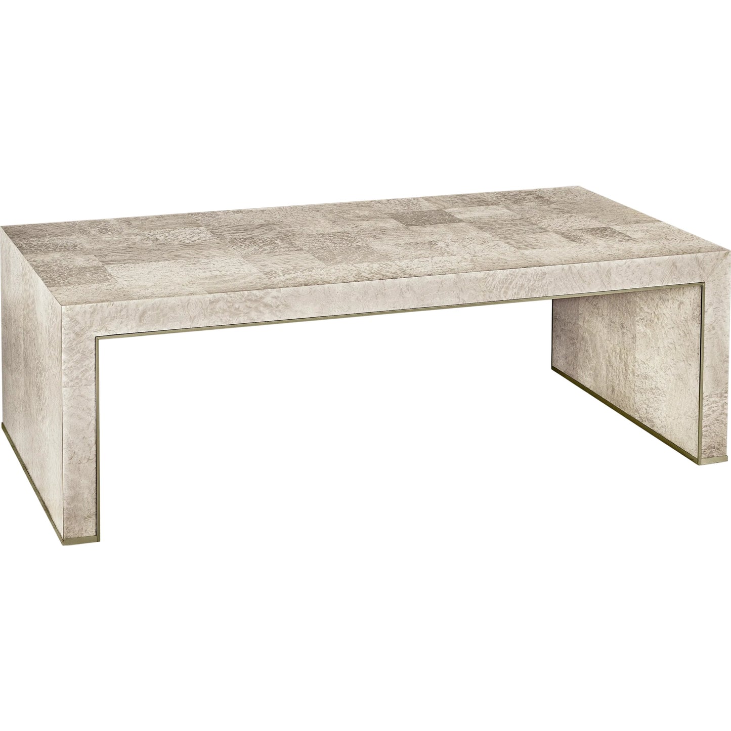 001 SI-2186270 | Primary Silo | Water Surge Skookumchuck Madrona Burl Cocktail Table by Jonathan Charles in madrona burl. Made from grey burl, metal in a transitional style.