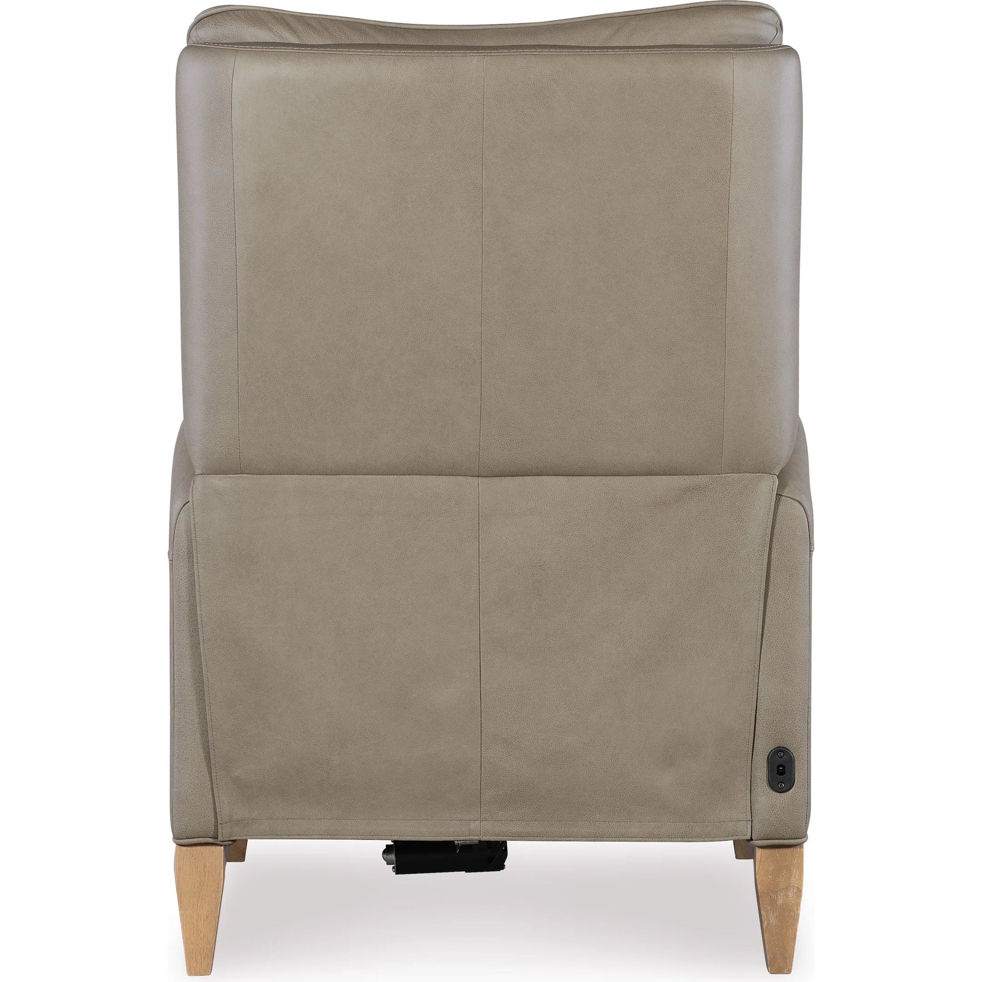 Quinnie Power Recliner with Power Headrest by Hooker Furniture in green and light wood. Made from unique in a traditional style.