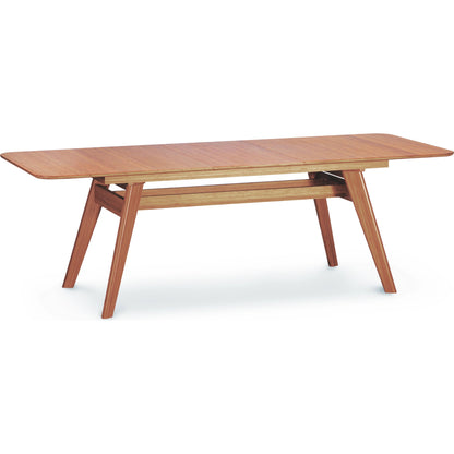 Currant Extendable Dining Table by Greenington in caramelized. Made from 100% bamboo in a modern style.