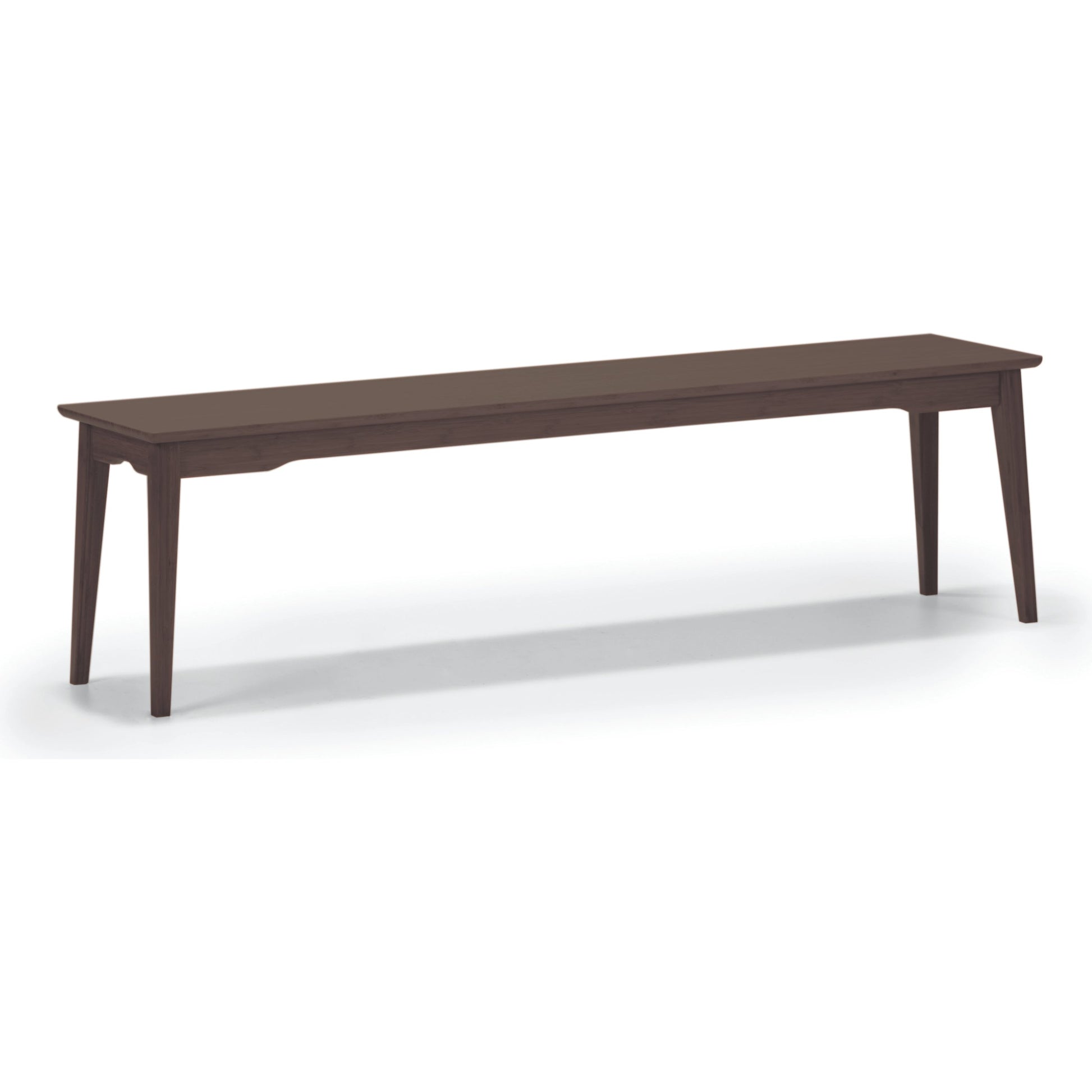 Currant Bench by Greenington in caramelized. Made from 100% bamboo in a traditional style.