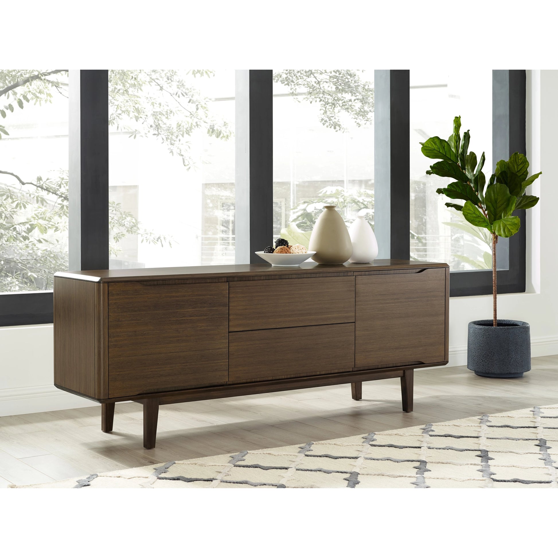 Currant Sideboard by Greenington in caramelized. Made from 100% bamboo in a modern style.