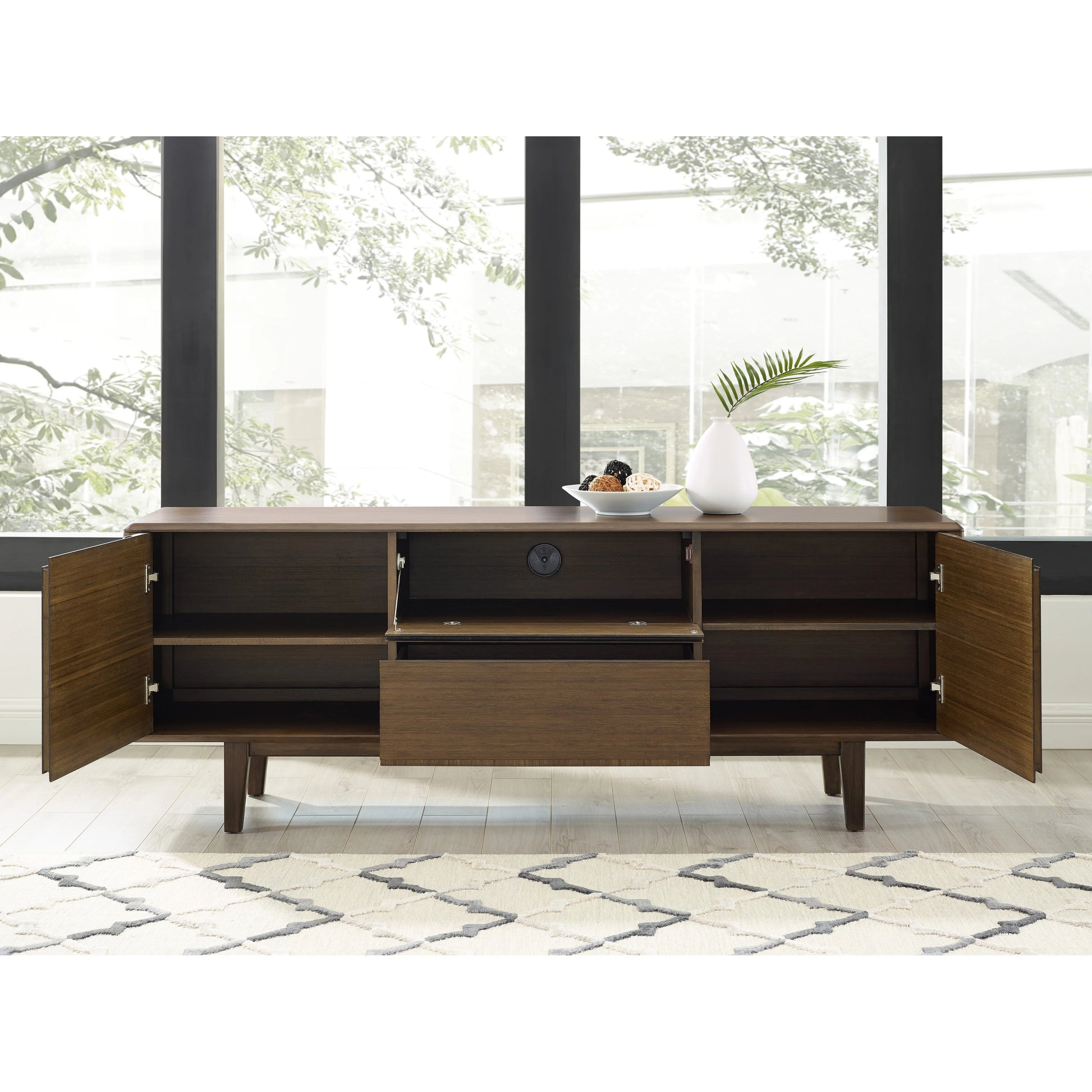 Currant Sideboard by Greenington in caramelized. Made from 100% bamboo in a modern style.