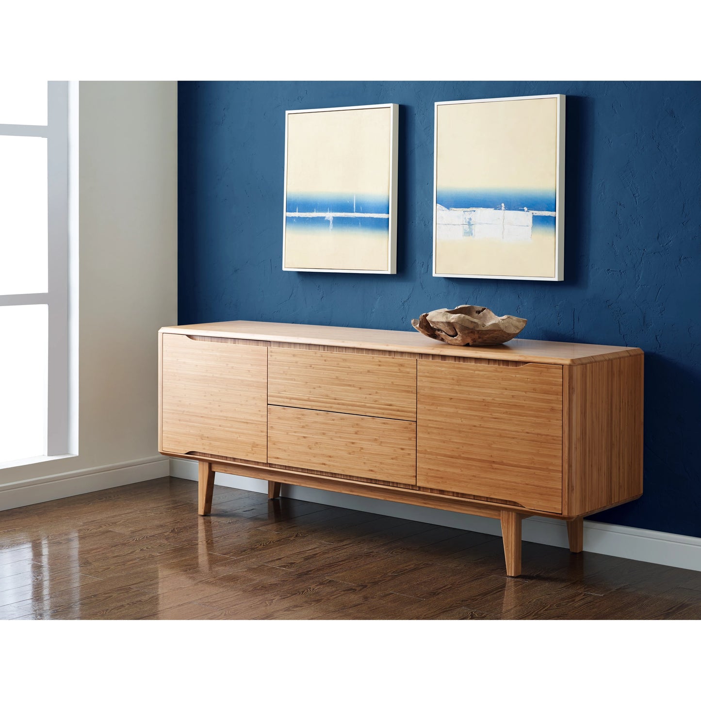 007 S-224106 | Closeup | Currant Sideboard by Greenington in caramelized. Made from 100% bamboo in a modern style.