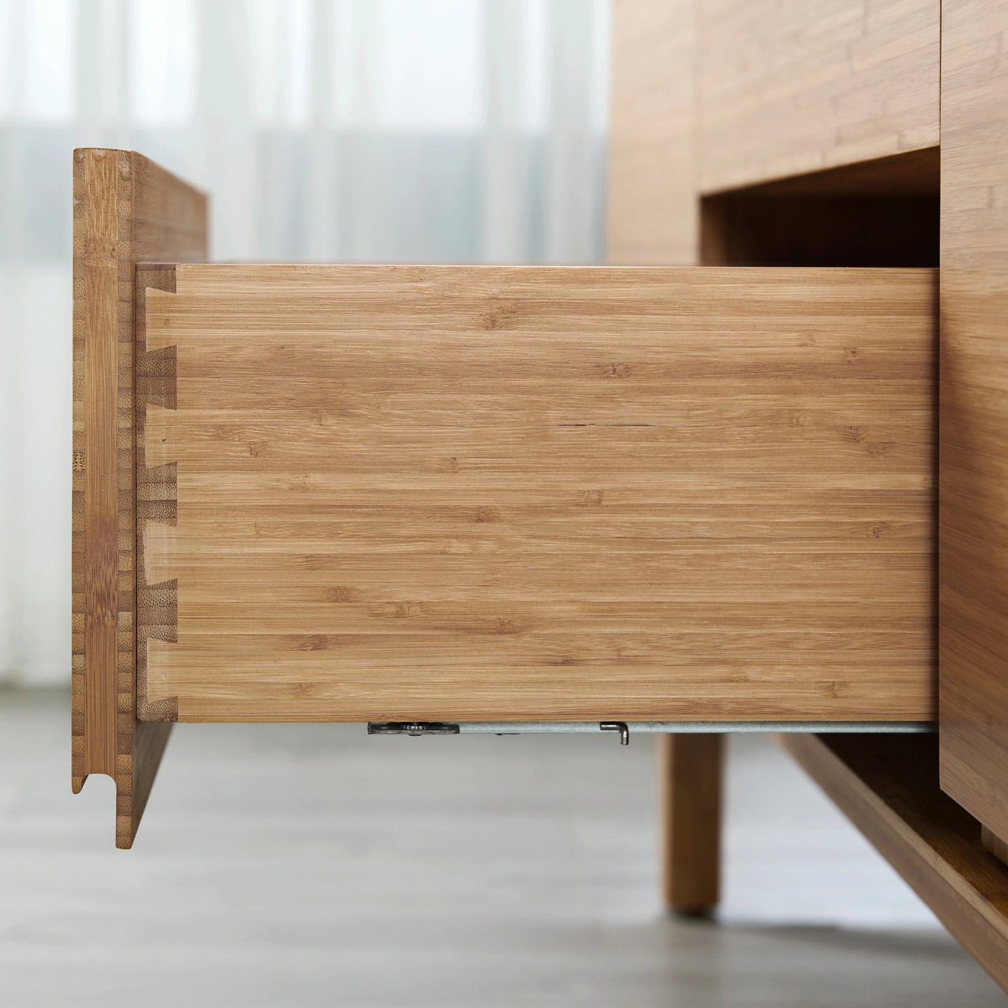 011 S-224106 | Lifestyle | Currant Sideboard by Greenington in caramelized. Made from 100% bamboo in a modern style.