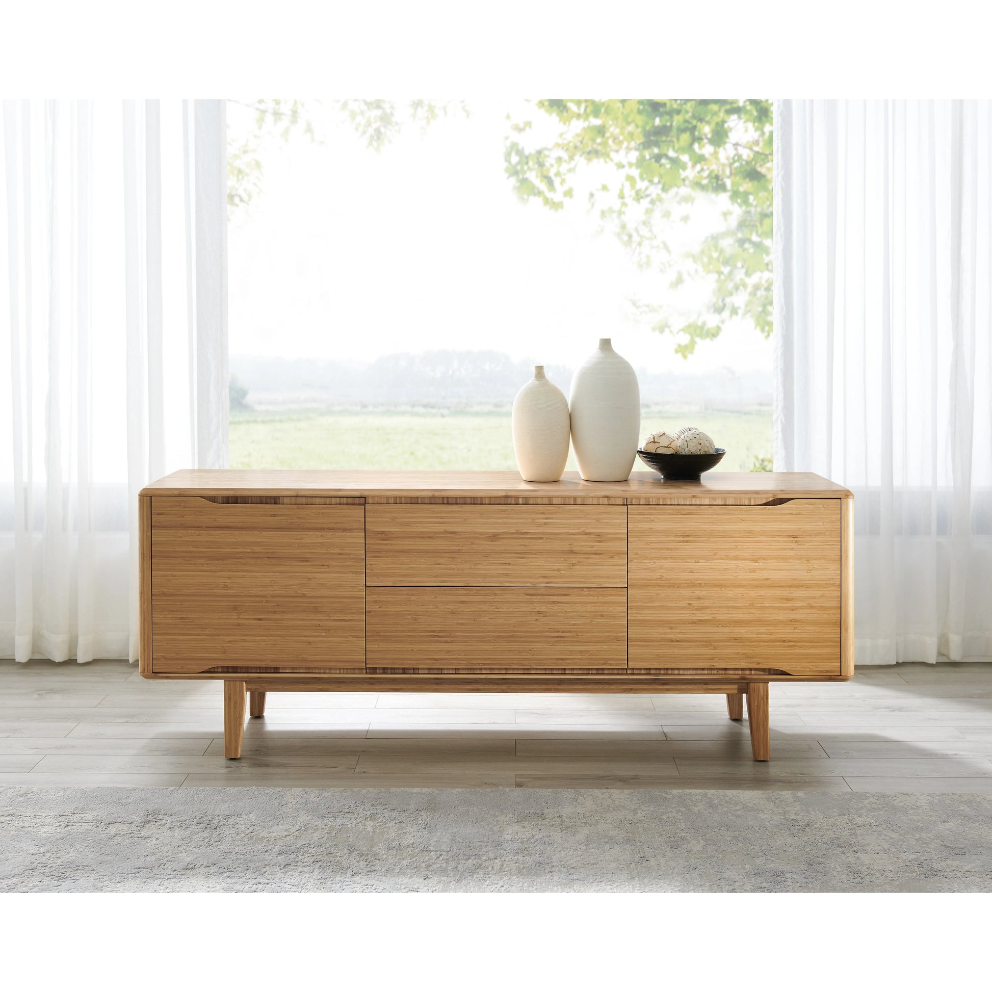 Currant Sideboard by Greenington in caramelized. Made from 100% bamboo in a modern style.