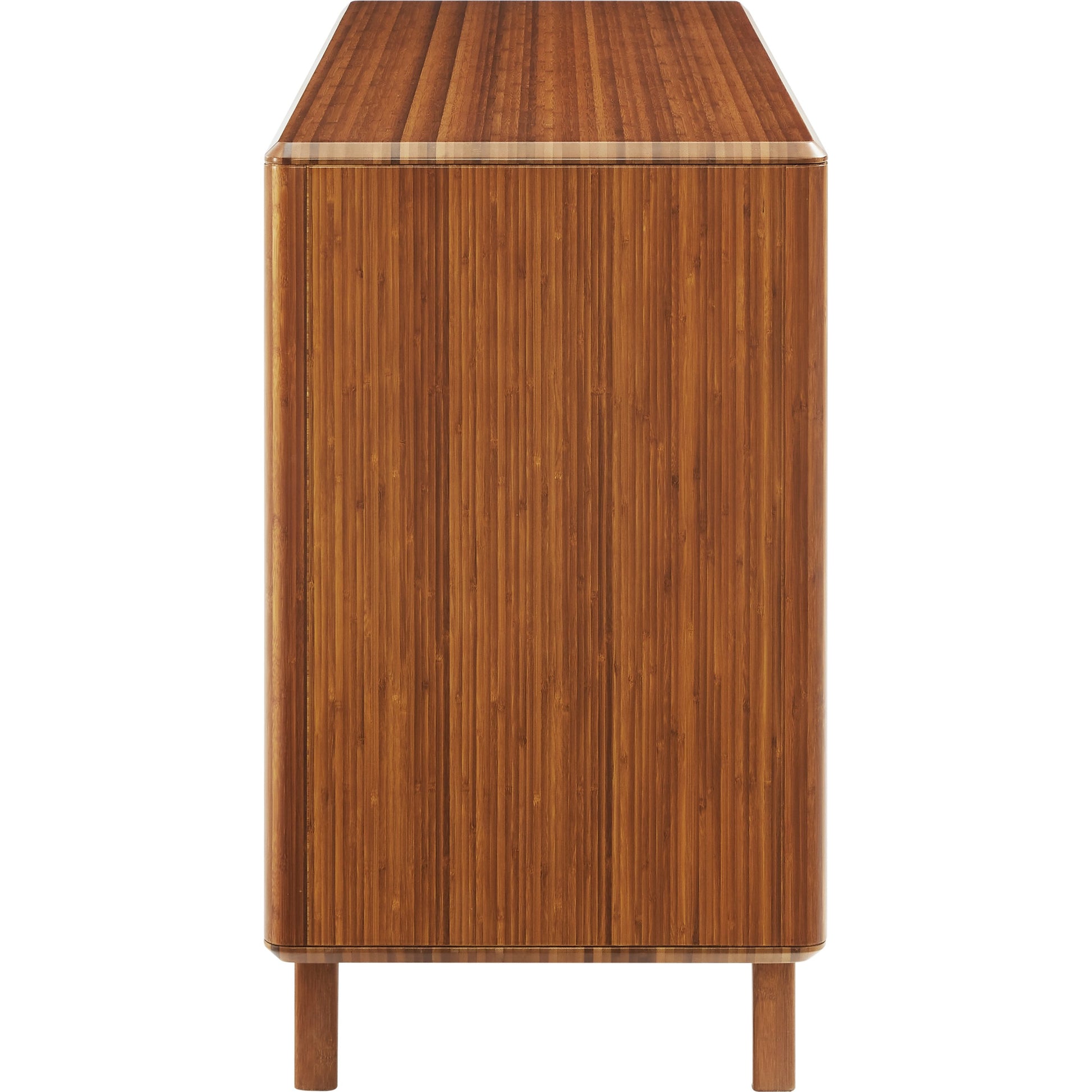 Currant Six Drawer Double Dresser by Greenington in amber. Made from solid moso bamboo in a modern style.