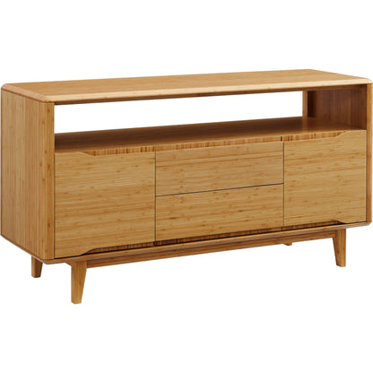 Currant Media Unit by Greenington in caramelized. Made from 100% bamboo in a modern style.