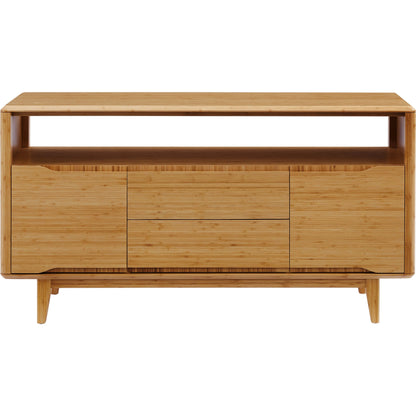 Currant Media Unit by Greenington in caramelized. Made from 100% bamboo in a modern style.
