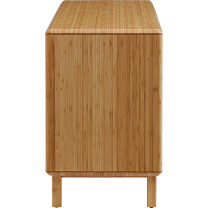Currant Media Unit by Greenington in caramelized. Made from 100% bamboo in a modern style.