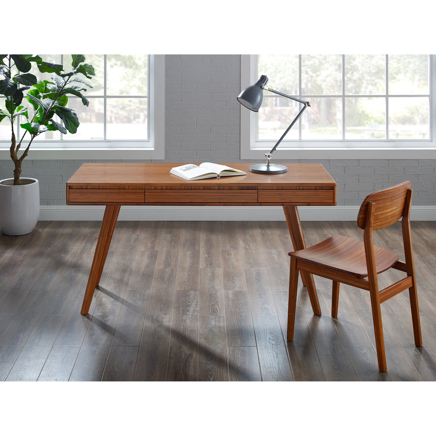 020 SI-1713616 | Lifestyle | Currant Writing Desk by Greenington. Made from 100% bamboo in a modern style.