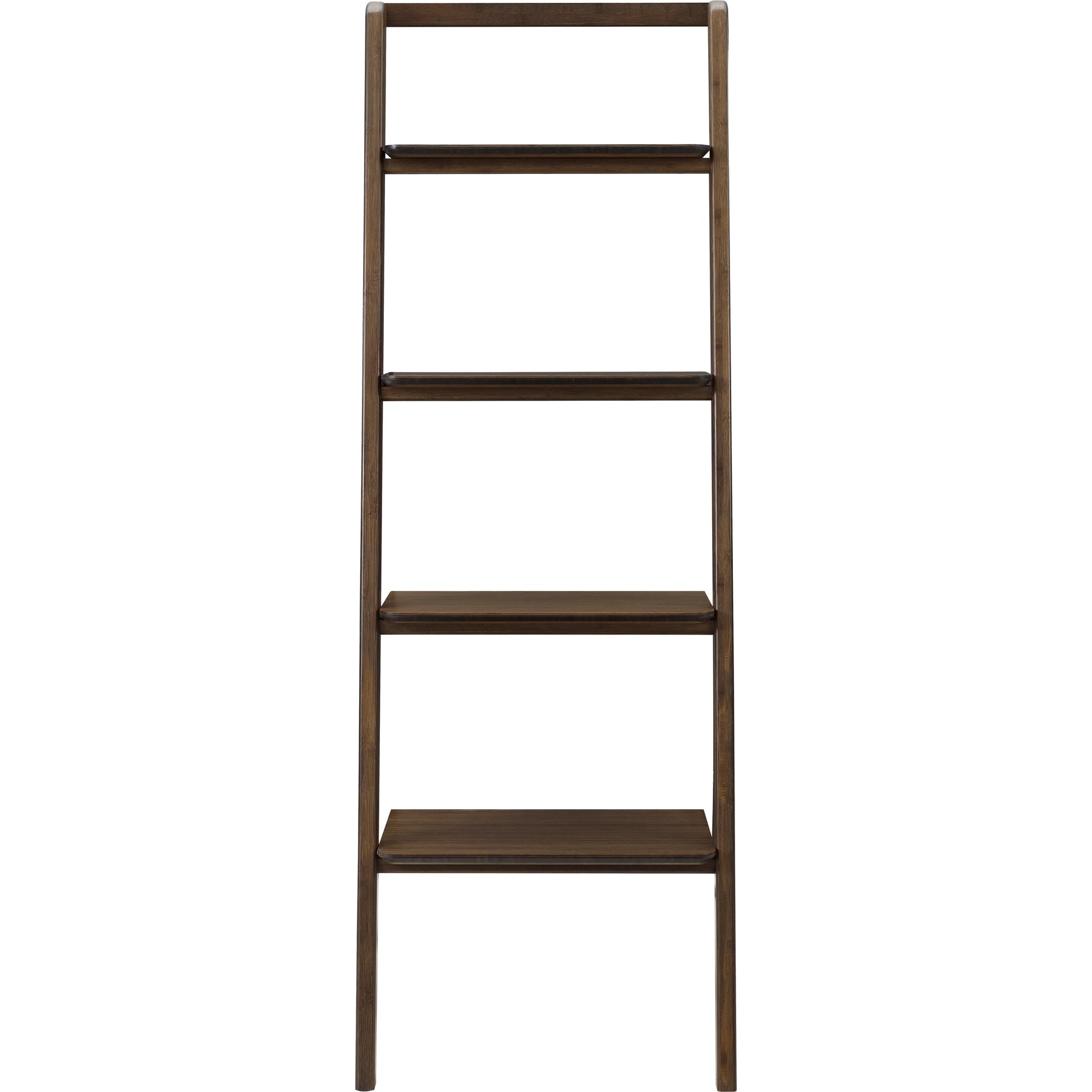 Currant Leaning Bookshelf by Greenington. Made from 100% bamboo in a transitional style.