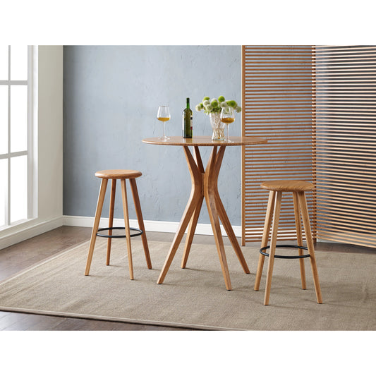 Mimosa Bar Height Stool by Greenington in caramelized. Made from 100% bamboo in a traditional style.
