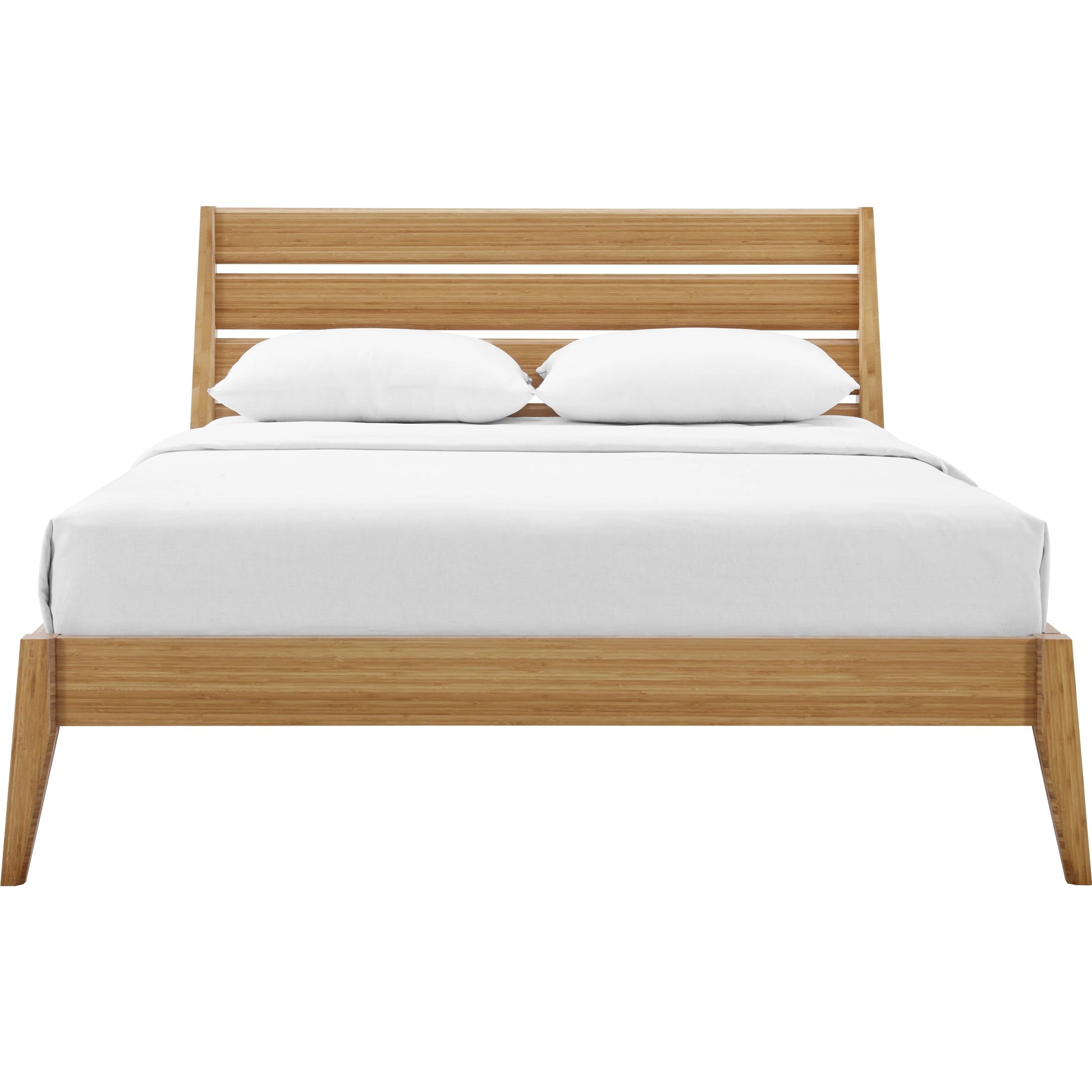 Sienna Platform Bed by Greenington in caramelized. Made from 100% bamboo in a modern style.