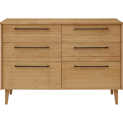 Sienna Dresser by Greenington in caramelized. Made from 100% bamboo in a modern style.