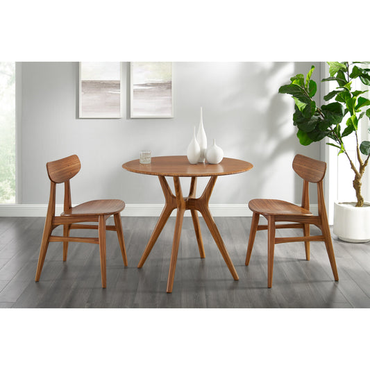 Sitka Dining Table by Greenington in amber. Made from 100% bamboo in a modern style.