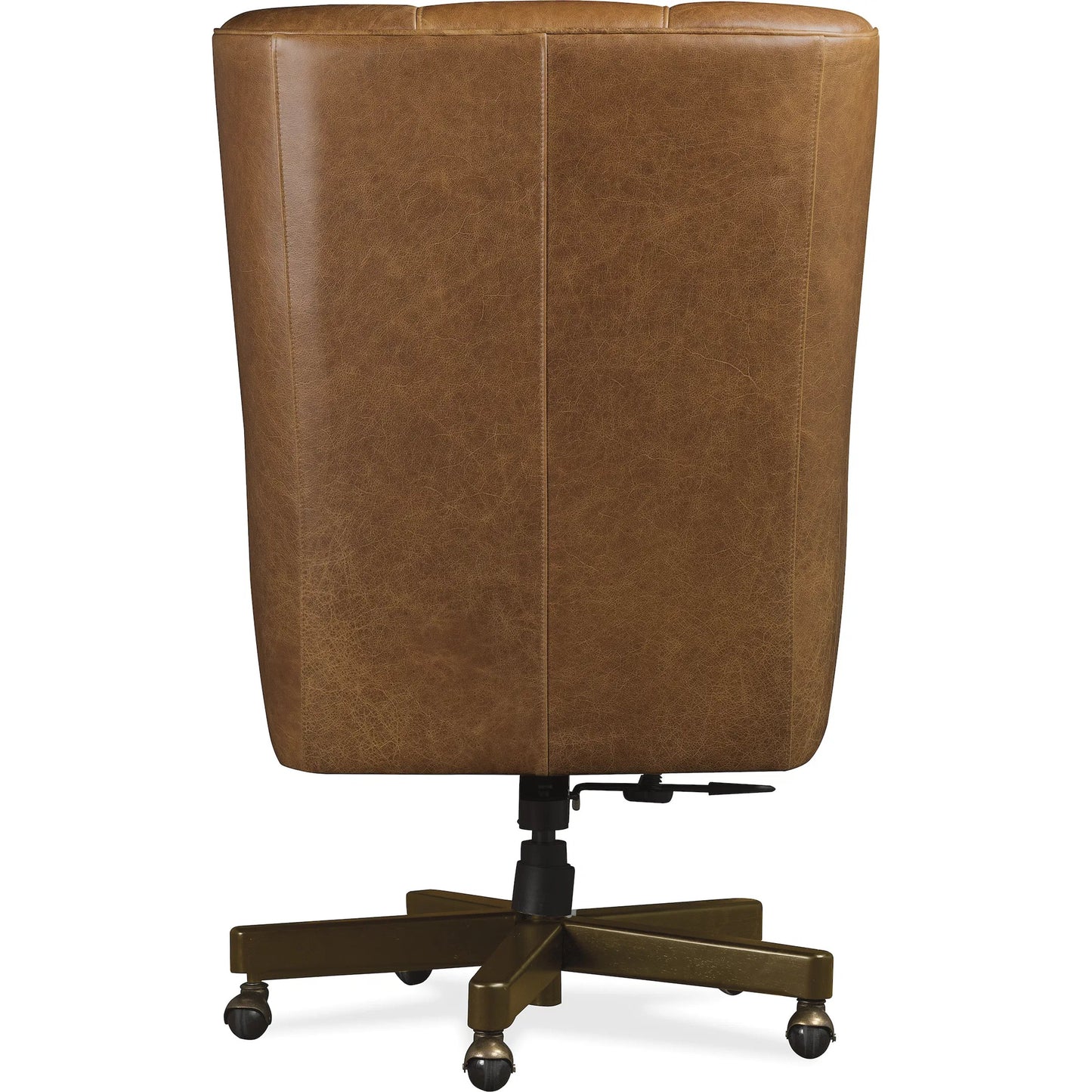 002 SI-2458613 | Additional Silo | Nico Executive Chair by Hooker Furniture in jala whiskey and dark wood. Made from leather in a traditional style.