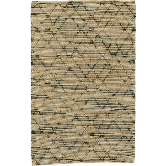 Orchid Bay Transitional Argyle Rug - 8708F by Feizy in tan, blue. Made from jute in a unique style.